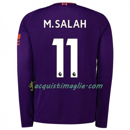 Divisa di Calcio Liverpool M.Salah 11 Trasferta 2018/2019 Manica Lunga